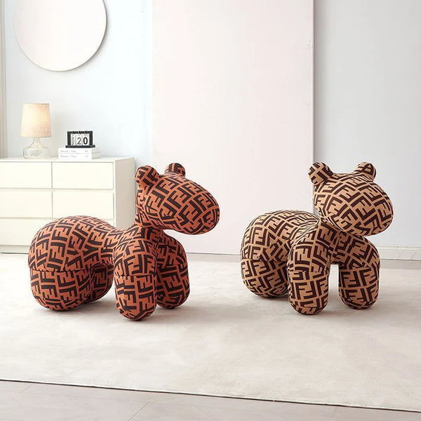 Pattern Design Pony Accent Stool