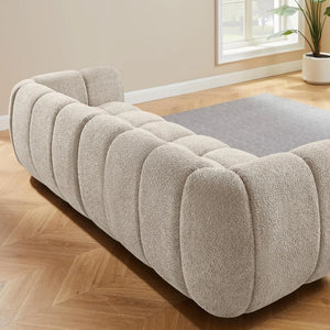 Melloa Upholstered Tufted Boucle Cloud Sofa