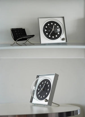 Studio Lima Bauhaus Industrial Retro Square Clock
