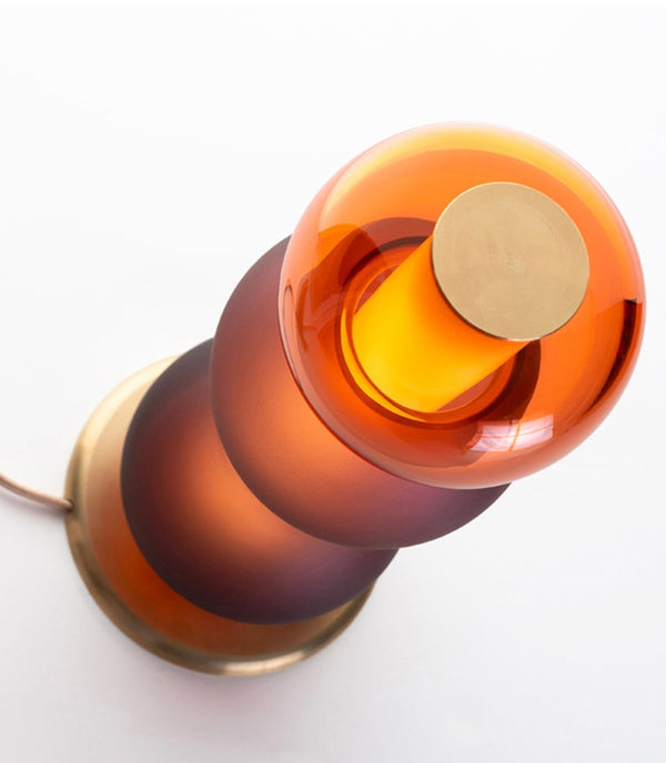 Nordic Colored Glass Table Lamp