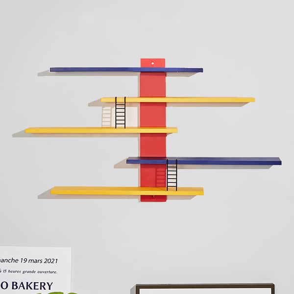 Mensole espositive da parete in stile arcade retrò