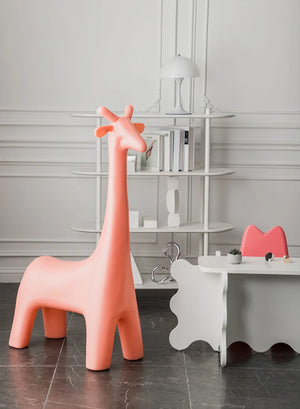 Taburete otomano con forma de jirafa danesa