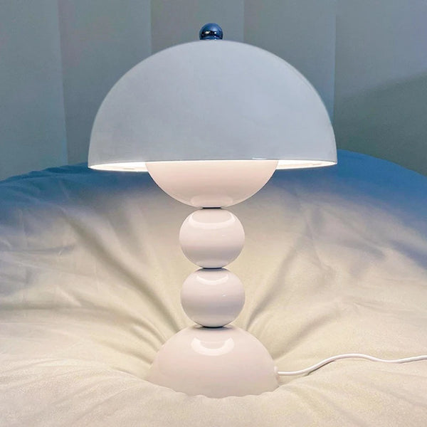 Lampe de table rétro contemporaine en forme de champignon