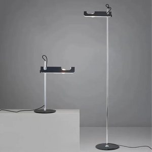 Studio Lima Stainless Steel Panel Floor & Table Lamp