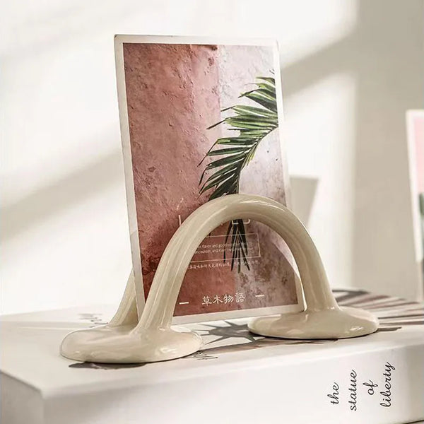 Modü Retro Ceramic Post Card Stand Holder