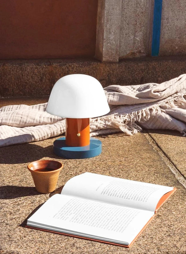 Haus Theory Cordless Mushroom Table Lamp