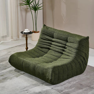 Teddy Velvet Foam Two-Seater Sofa