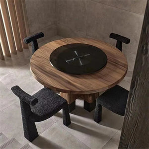 Modern Black Fabric Dining Chair