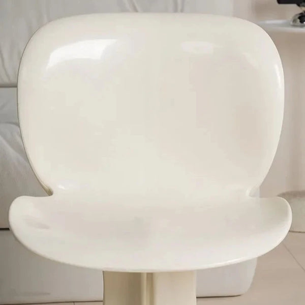 Sillas de comedor de una sola pieza con diseño minimalista retro moderno