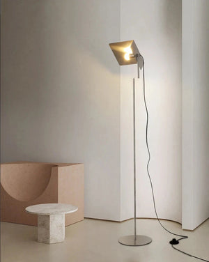 IMC Stainless Steel Panel Luxury Industrial LED Floor Lamp [Exclusive]