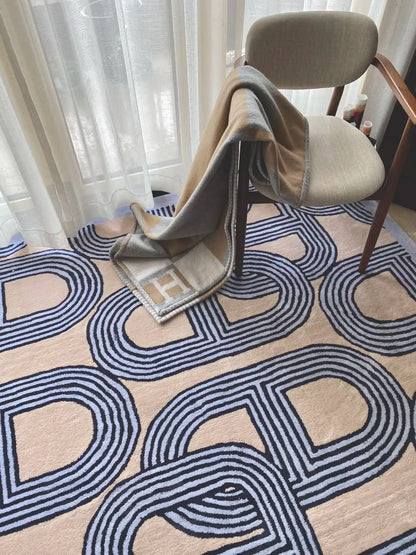 French Style Chain Pattern Carpet Area Rug – OnShelf