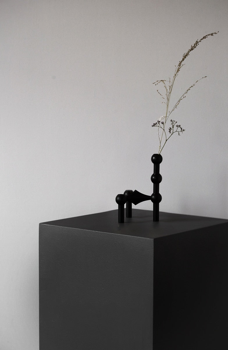 Molecular Structure Stainless Steel Candle Holder