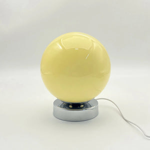 Retro Glass Ball Chrome Table Lamp