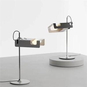 Studio Lima Stainless Steel Panel Floor & Table Lamp