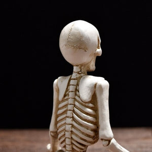 Yoga Skeleton Figurine Sculpture
