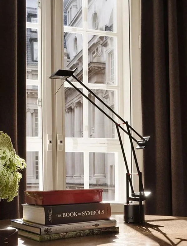 Lampe de table à grue industrielle danoise