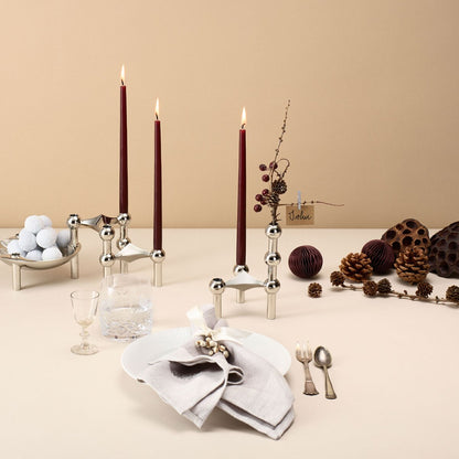 Molecular Structure Stainless Steel Candle Holder