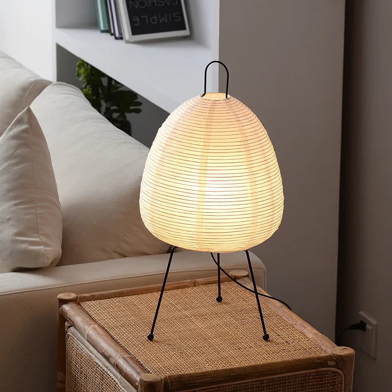 Yū Tokyo Japanese Wabi-Sabi Rice Paper Lantern Lamp