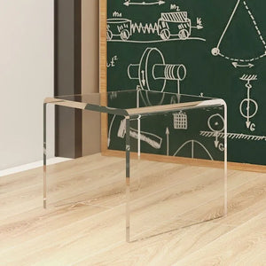 Acrylic Transparent Glass Multi-Purpose Side Table