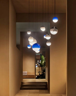 Nordic Candy Glass Ball Dipping Pendant Ceiling Lamp