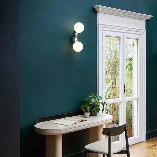 Carl Lighting Hotel Style Chrome Ball Wall & Ceiling Lamp