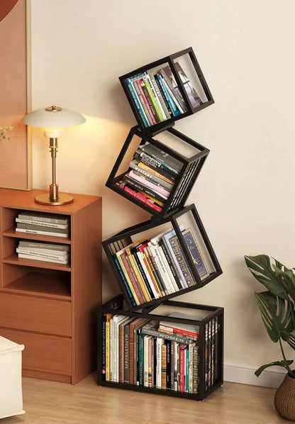 Metal Art Stacked Squre Bookshelf