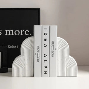 Atelier Oro Ceramic Cloud Bookends Ceramic Stand