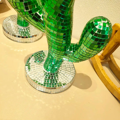 Disco Ball Cactus Ornament