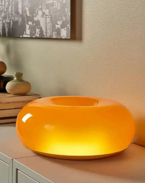 Lampe multifonctionnelle en forme de donut en verre Bauhaus