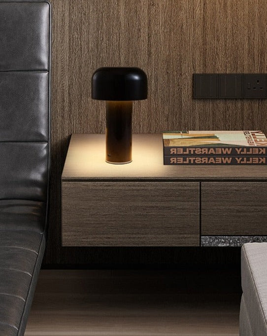 Italian-Style Retro Mushroom Cordless Table Lamp