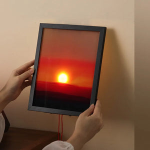 Rising and Falling Sun Wall Lamp