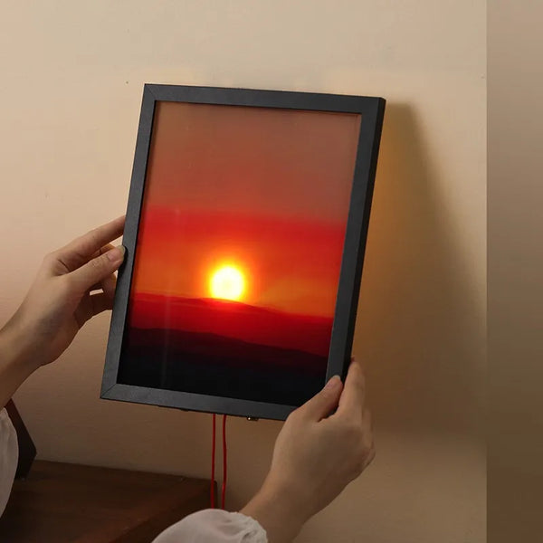Rising and Falling Sun Wall Lamp