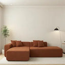 Melloa Cucio L-Shape Modular Compressed Cloud Sectional Sofa