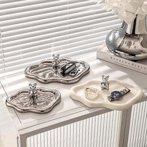 Entrance Hand-Crafted Display Tray Plate