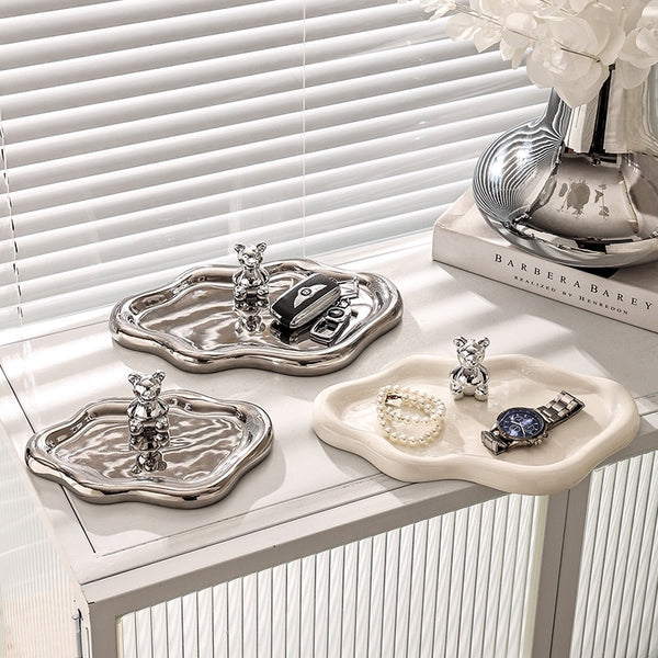 Entrance Hand-Crafted Display Tray Plate