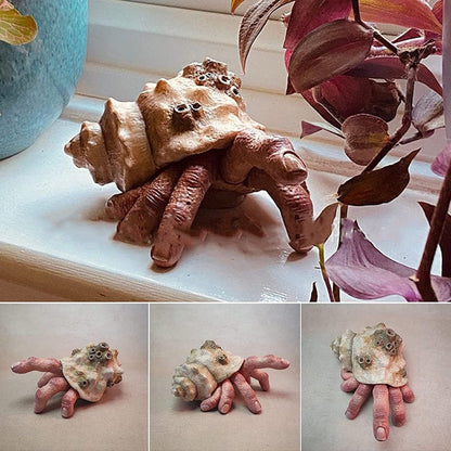 Finger Parasitic Crab Sculpture