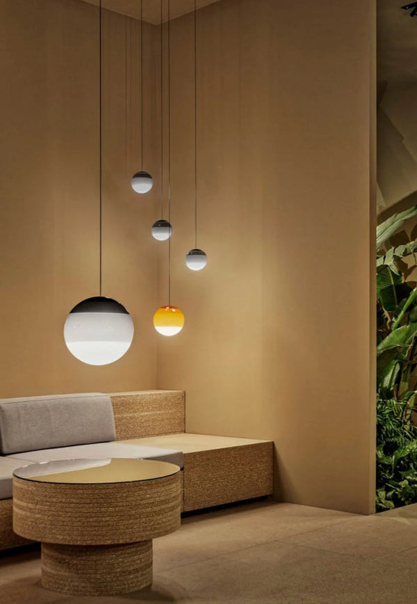 Nordic Candy Glass Ball Dipping Pendant Ceiling Lamp