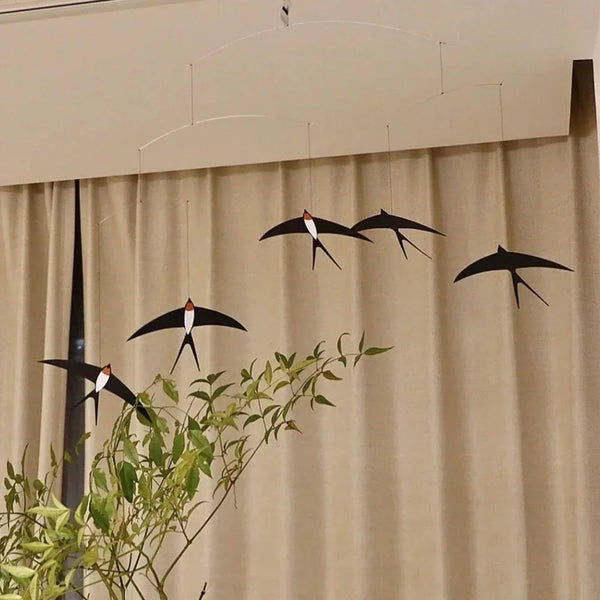 Danish Balanced Swallow Silent Wind Chime