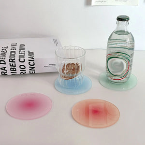 Gradient Acrylic Drink Coaster