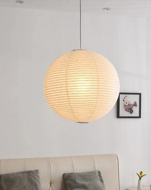 Yū Tokyo Japanese Wabi-Sabi Style Rice Paper Pendant Ceiling Lamp