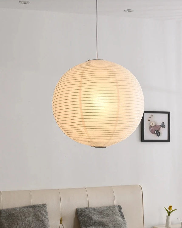 Yū Tokyo Japanese Wabi-Sabi Style Rice Paper Pendant Ceiling Lamp