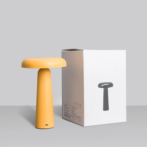 Lampe de table tactile sans fil inclinable en forme de champignon