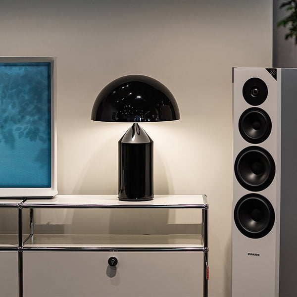 Metal Mushroom Cordless Hotel Style Table Lamp