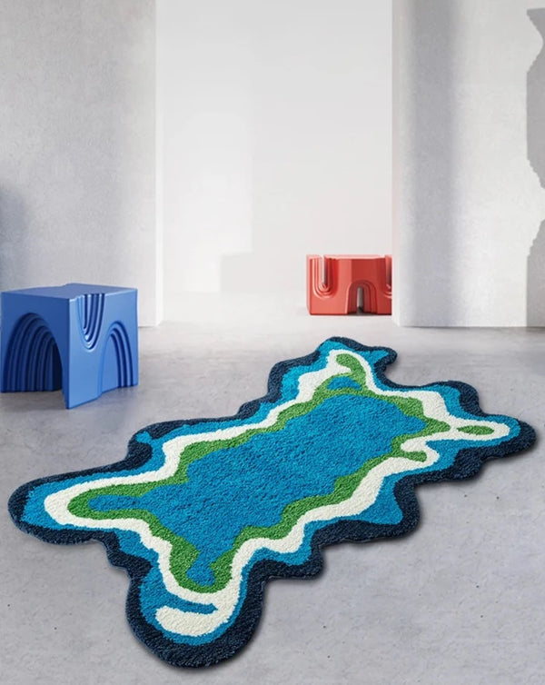 Alfombra retro psicodélica