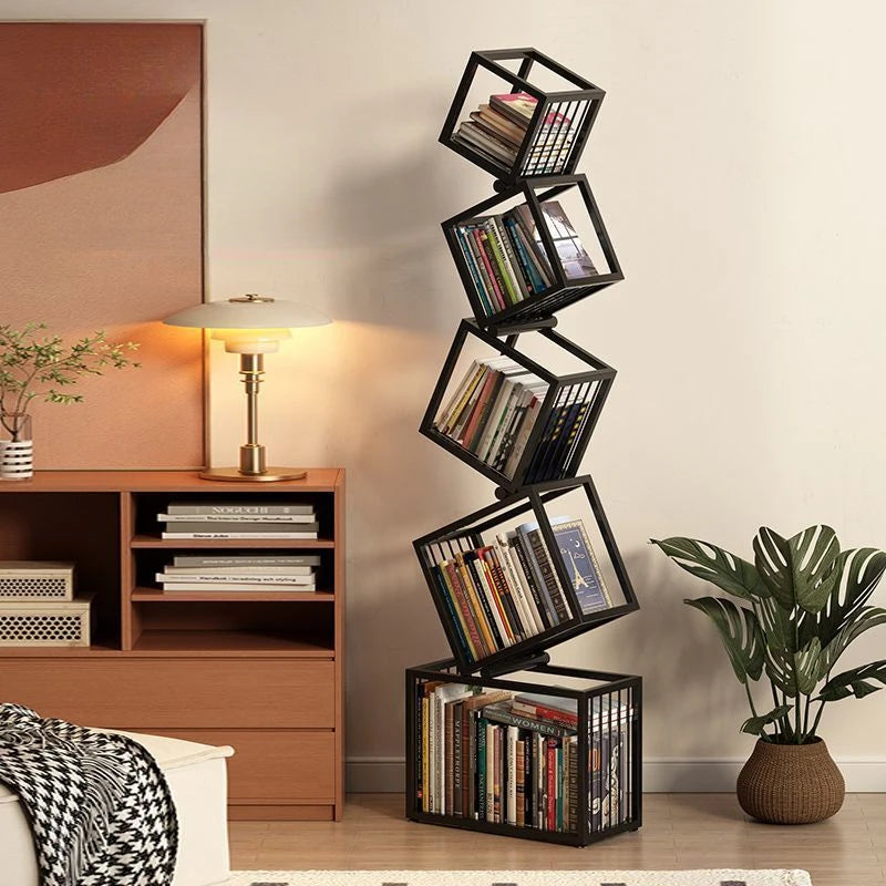 Metal Art Stacked Squre Bookshelf