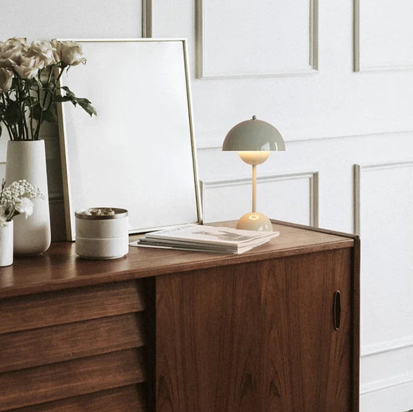 Haus Theory Dimmable Mushroom Table Lamp