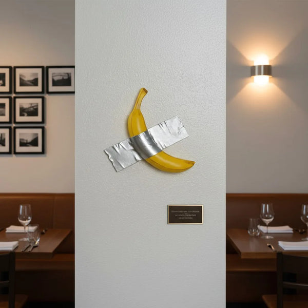 Duck Taped Banana Wall Decor