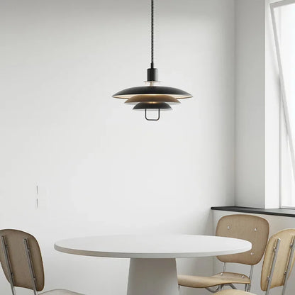 Denmark Design Layered Telescopic Pendant Ceiling Light