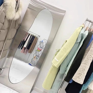 Studio Lima Stainless Steel Floor Wall Mirror