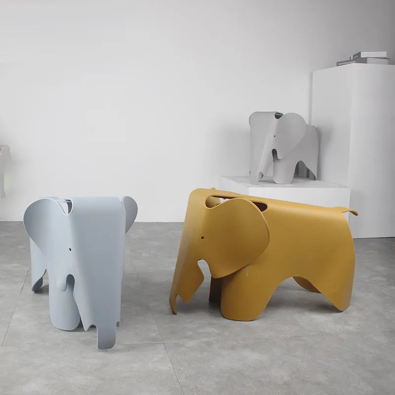 Modern Origami Elephant Stool Ottoman